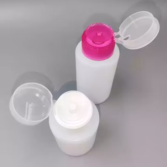 Prensa plástica PP de 33mm na bomba do removedor do prego da garrafa do verniz para as unhas para a garrafa