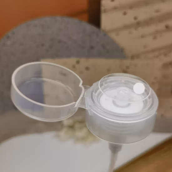 33/410 0,5cc Unhas Removedor de esmalte Bomba Bomba de limpeza de garrafa com plugue de inserção de Silicone
